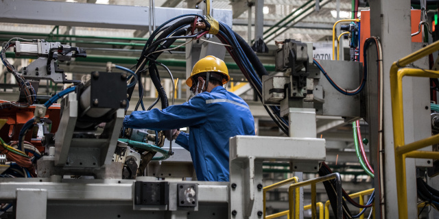 産業用機械の生産工場